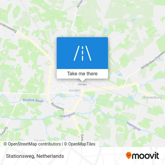 Stationsweg map