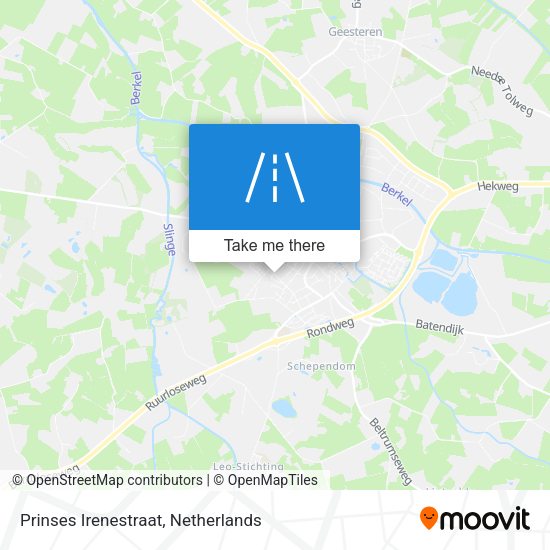 Prinses Irenestraat map