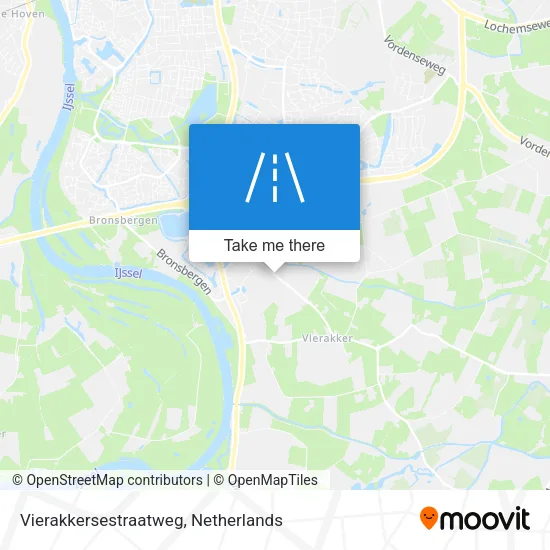 Vierakkersestraatweg Karte
