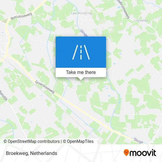 Broekweg map