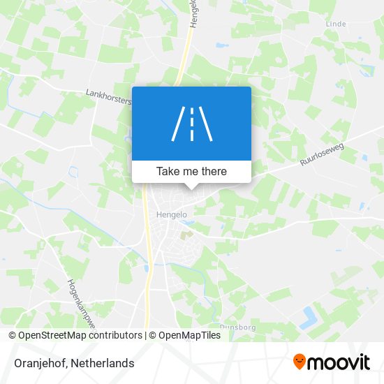 Oranjehof map