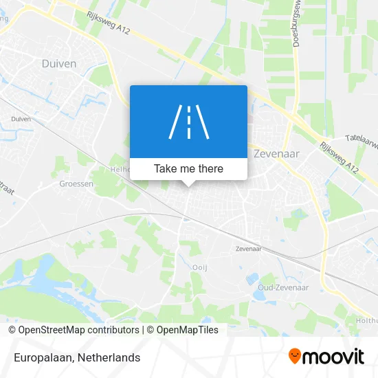 Europalaan map