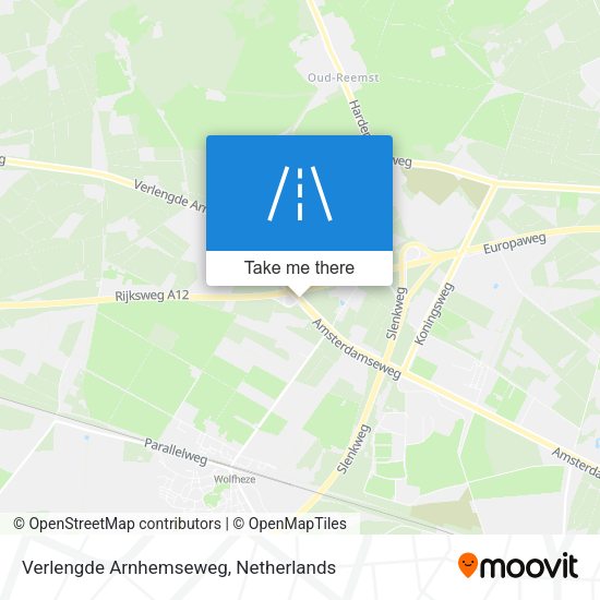 Verlengde Arnhemseweg map