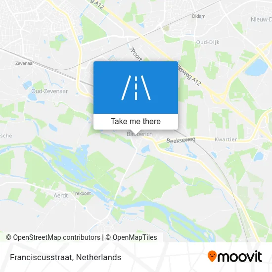 Franciscusstraat map