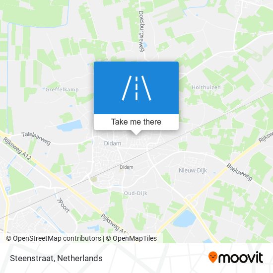 Steenstraat map