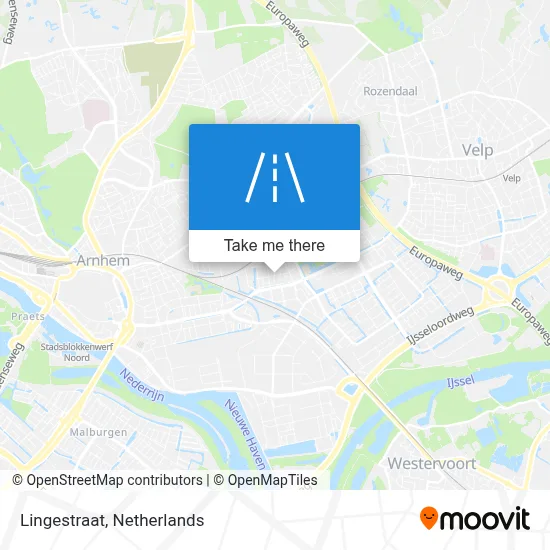 Lingestraat map