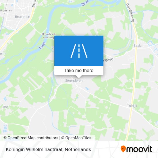Koningin Wilhelminastraat map