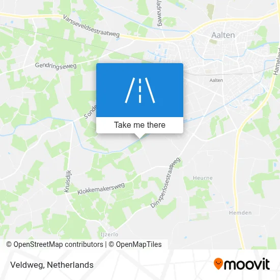 Veldweg map