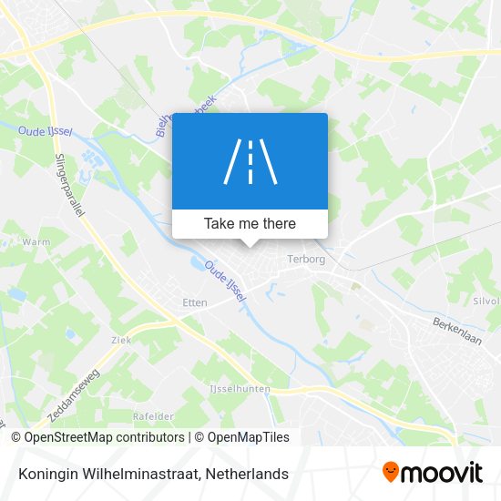 Koningin Wilhelminastraat map