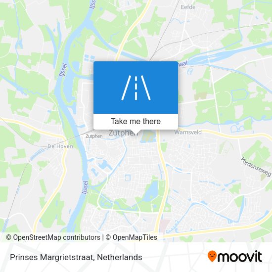 Prinses Margrietstraat map