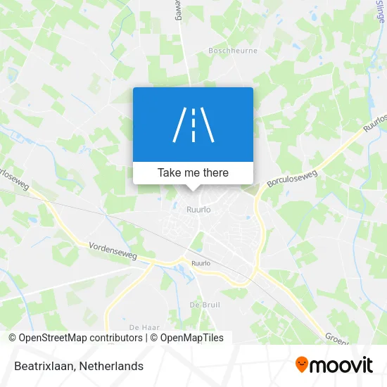 Beatrixlaan map