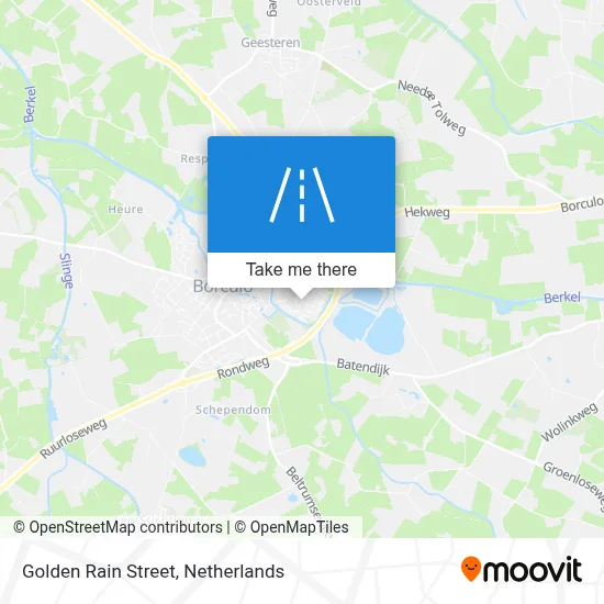 Goudenregenstraat map