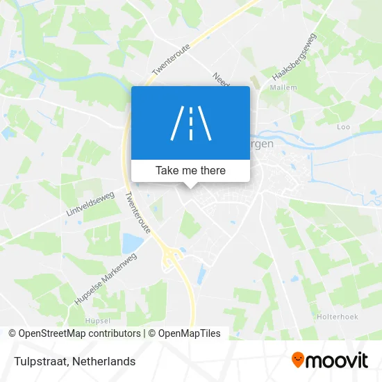 Tulpstraat map