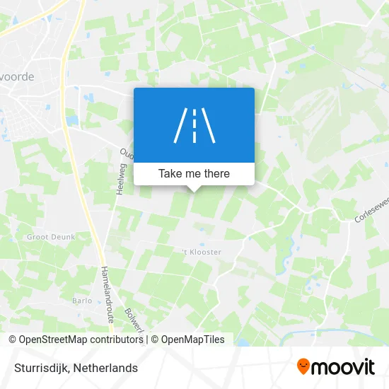 Sturrisdijk map