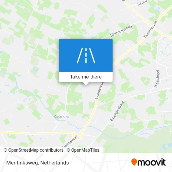 Mentinksweg Karte