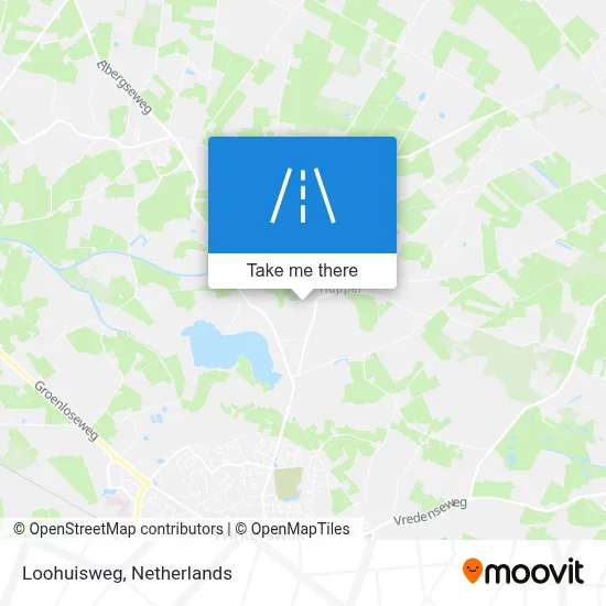 Loohuisweg map