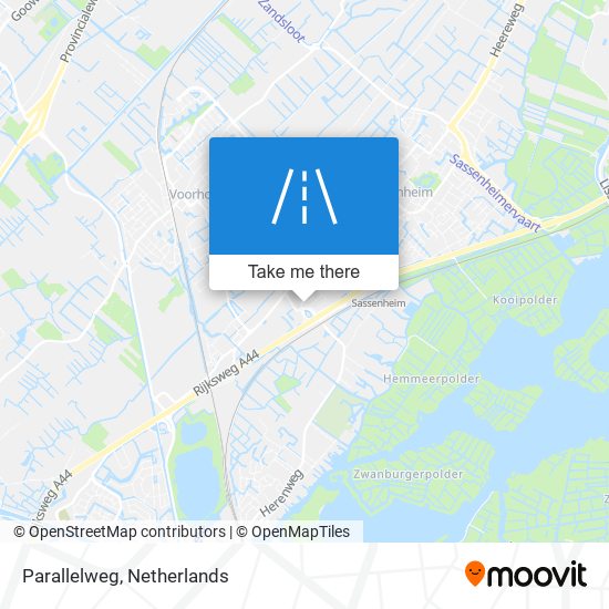 Parallelweg map