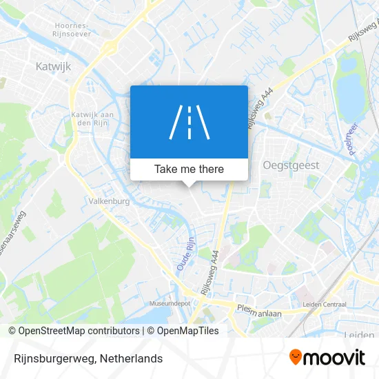 Rijnsburgerweg Karte