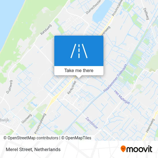 Merelstraat map