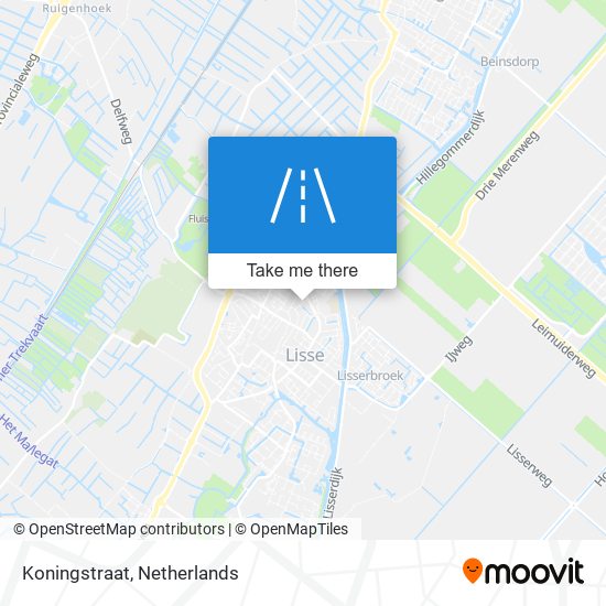 Koningstraat map