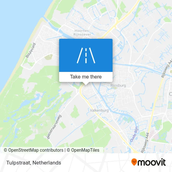 Tulpstraat map