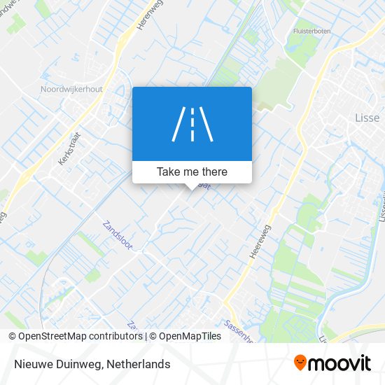 Nieuwe Duinweg map