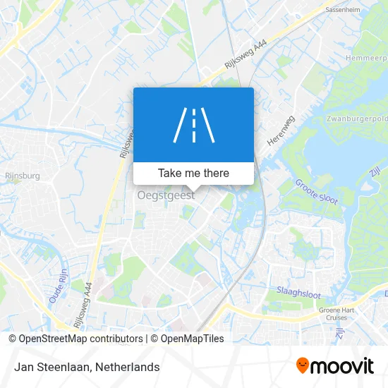 Jan Steenlaan map