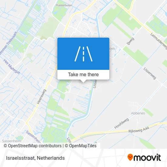 Israelsstraat map
