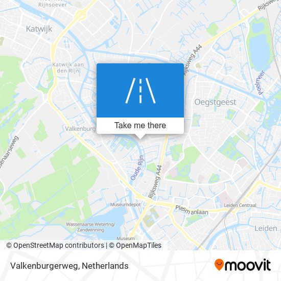 Valkenburgerweg map