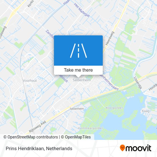 Prins Hendriklaan map