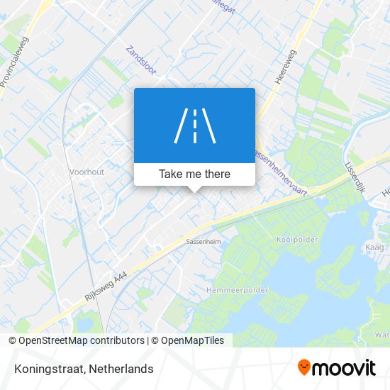Koningstraat map