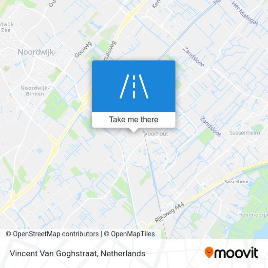 Vincent Van Goghstraat map