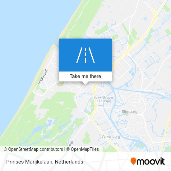 Prinses Marijkelaan map