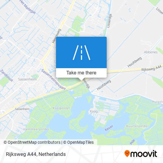 Rijksweg A44 Karte
