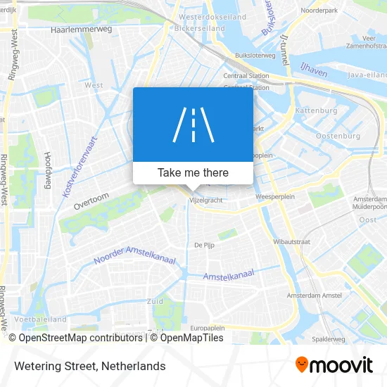 Weteringstraat map