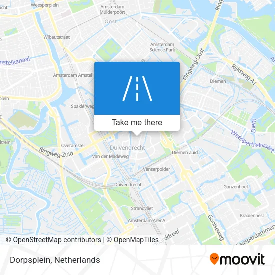 Dorpsplein map
