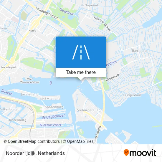 Noorder Ijdijk map