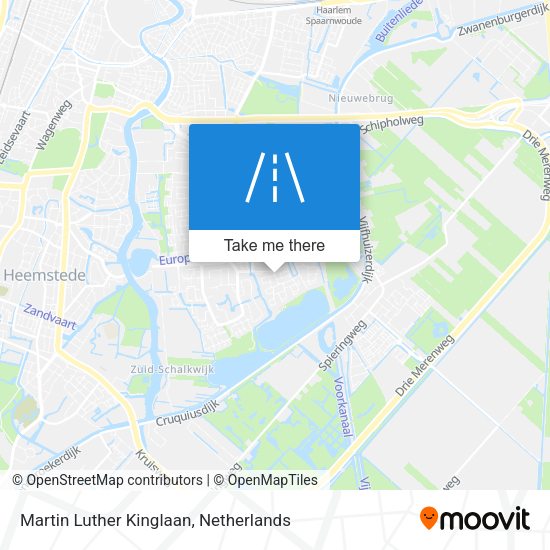 Martin Luther Kinglaan map