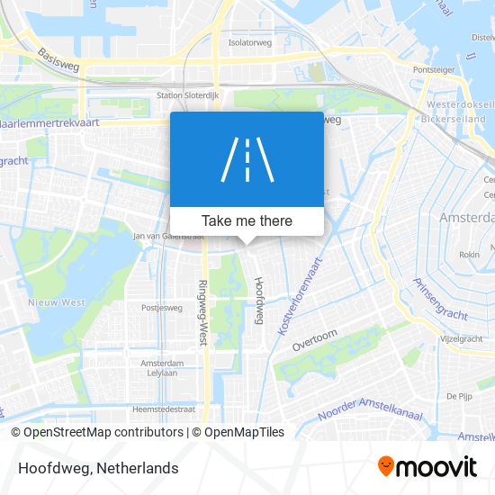 Hoofdweg map