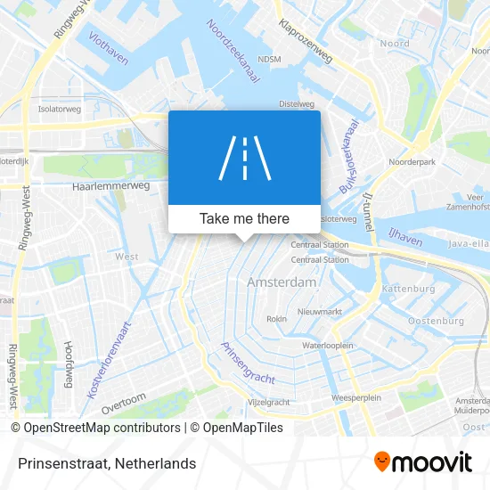 Prinsenstraat map