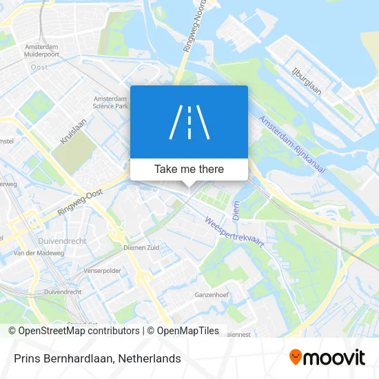 Prins Bernhardlaan map
