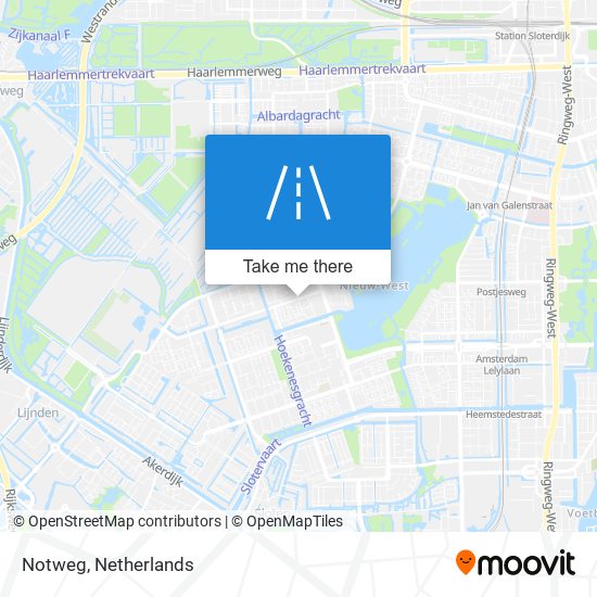 Notweg map