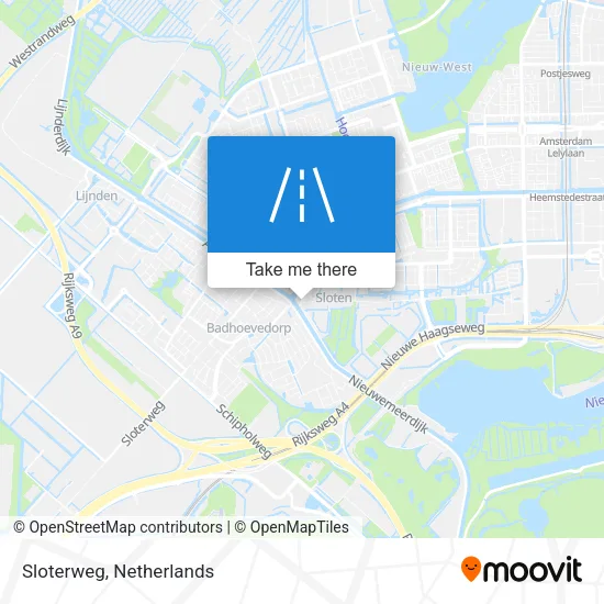 Sloterweg map