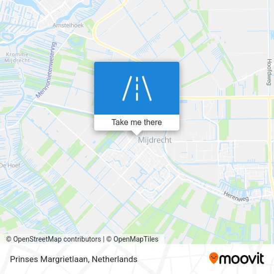 Prinses Margrietlaan map