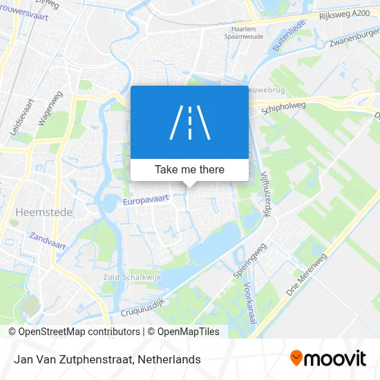 Jan Van Zutphenstraat map
