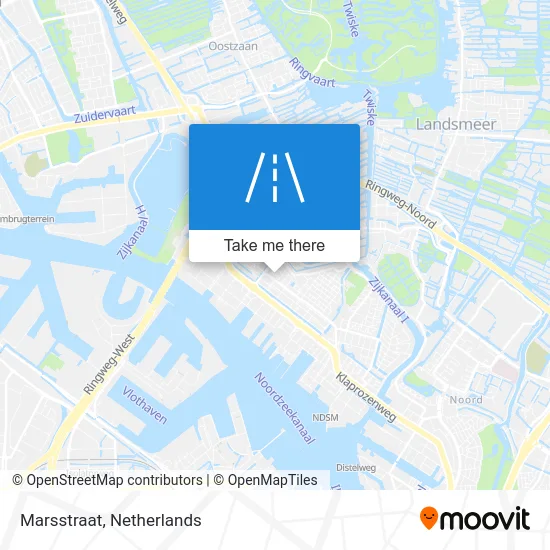 Marsstraat map