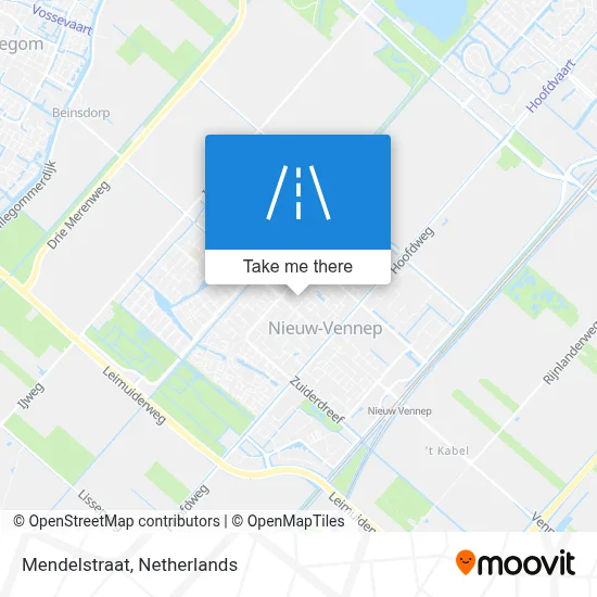 Mendelstraat map