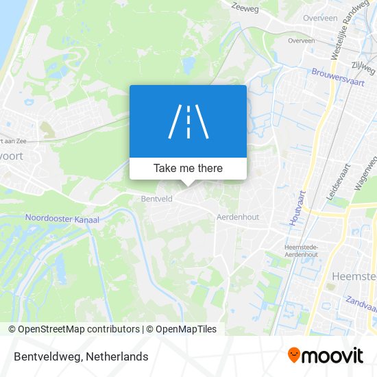 Bentveldweg Karte