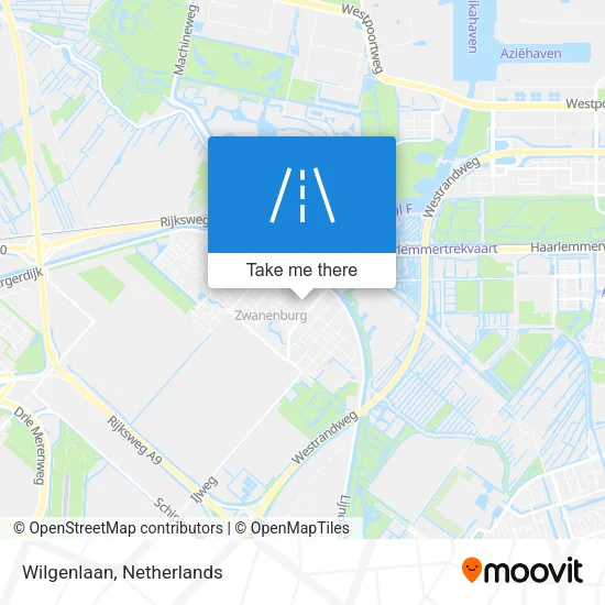 Wilgenlaan map