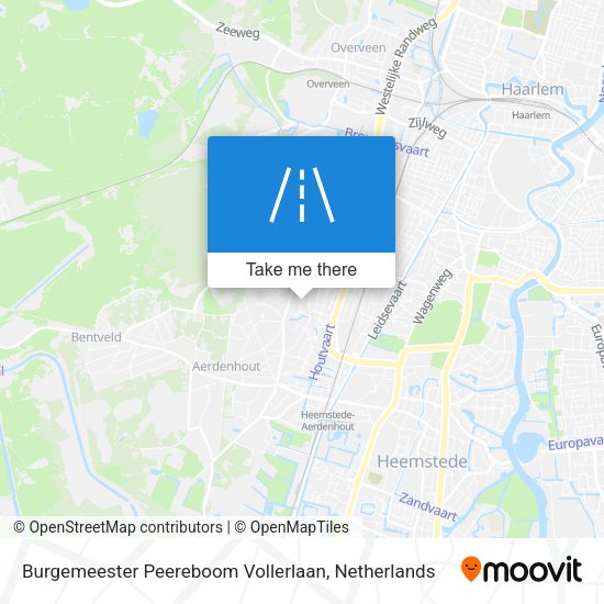 Burgemeester Peereboom Vollerlaan map